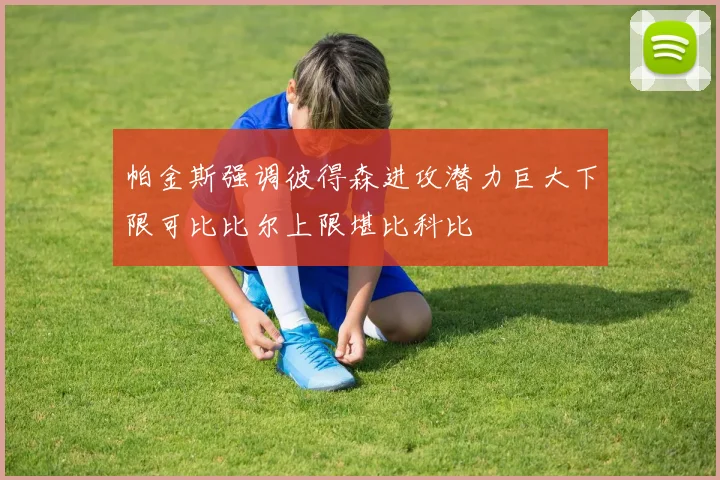 帕金斯强调彼得森进攻潜力巨大下限可比比尔上限堪比科比